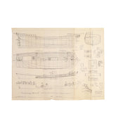 Item #7 Vintage Topsail "Eagle" Blueprint